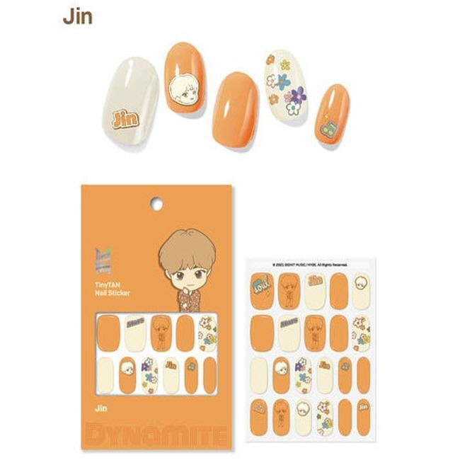 BTS Goods TinyTAN Dynamite Nail Stickers
