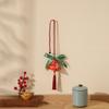 2026 Dragon Boat Festival Mugwort Fan Pendant & Indoor Sachet Bells for Door Handle and Decoration
