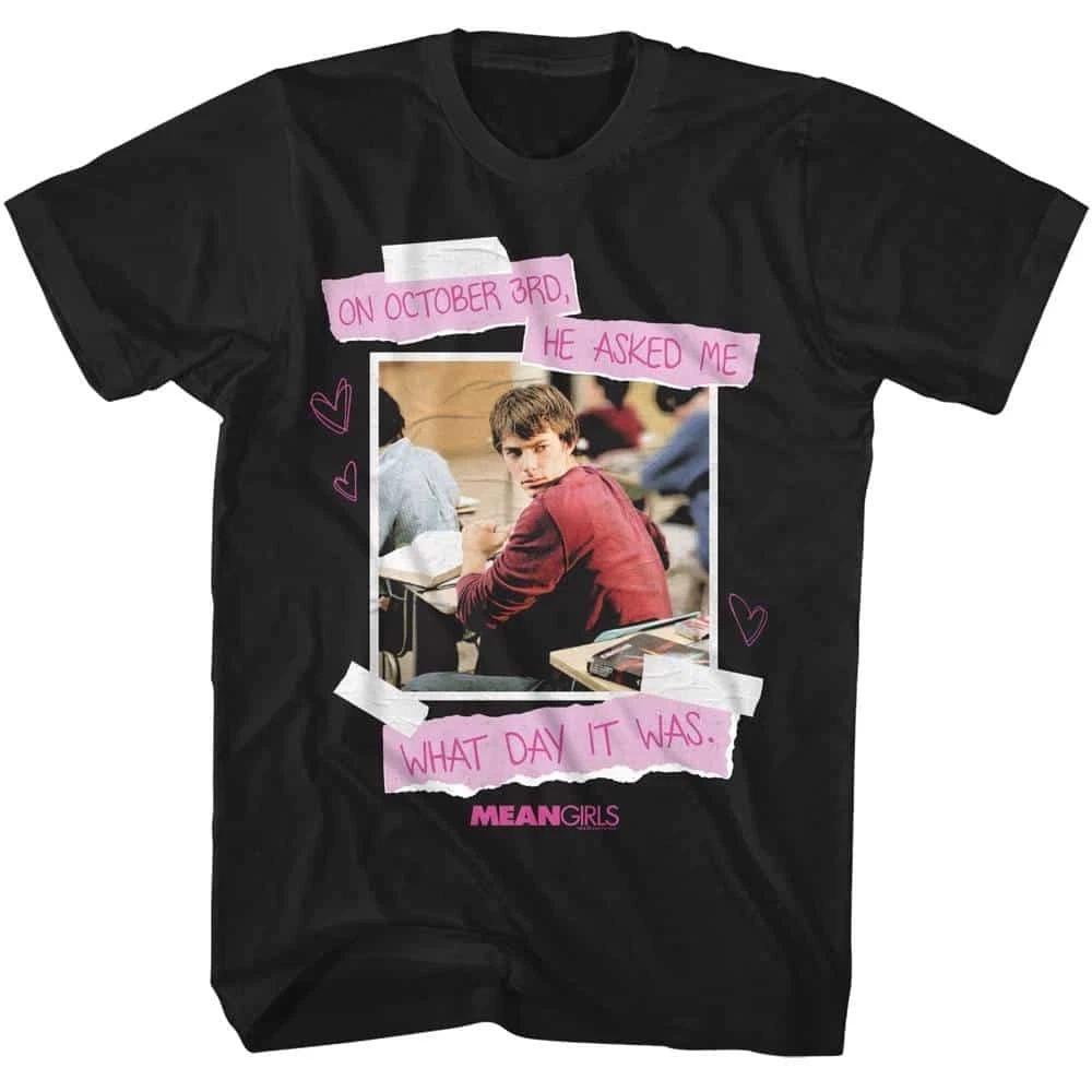 Mean Girls Aaron Asked Me Men s T Shirt M