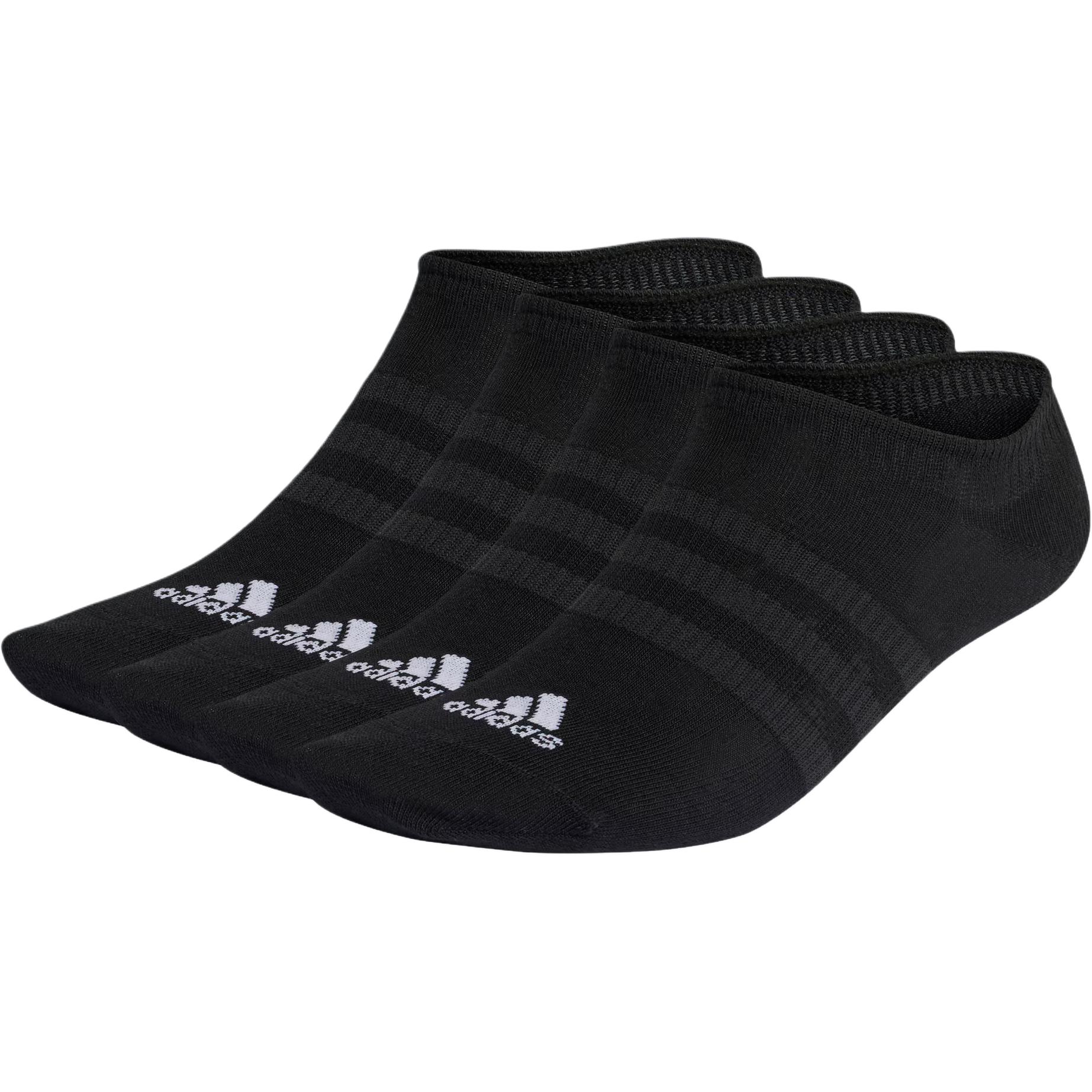 Adidas Ankle Socks Unisex 3 Pack Black IC1327 S