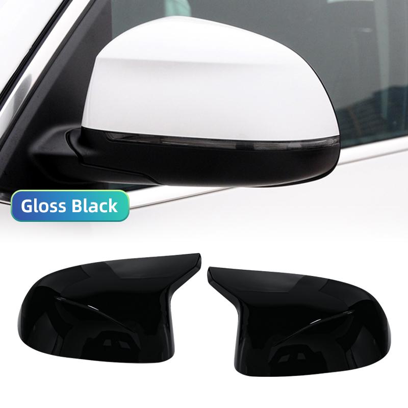 

Для BMW X3 X4 X5 X6 F15 F16 F25 F26 2014-2018 Крышка бокового зеркала Черный/Стиль карбонового волокна АБС-пластик Замена Левая Правая