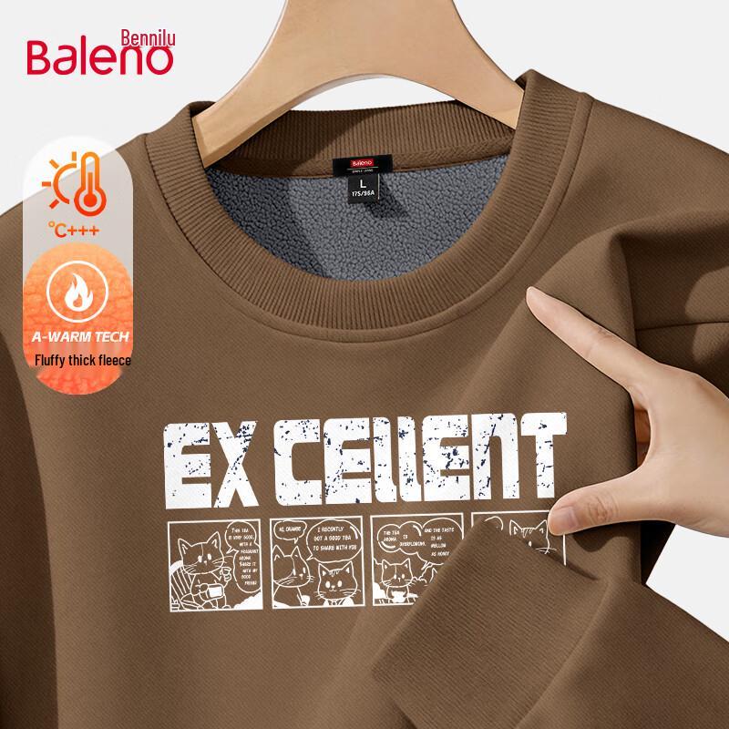 Baleno Men s JPB Kitten Print Fleece Sweatshirt 3XL