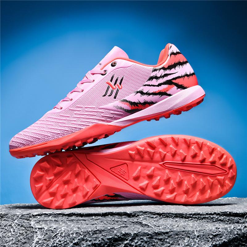 New Men'S Ag Spikes Competition Football Shoes Tf Broken Nails Student Outdoor Sports Grass Professional Football Shoes
