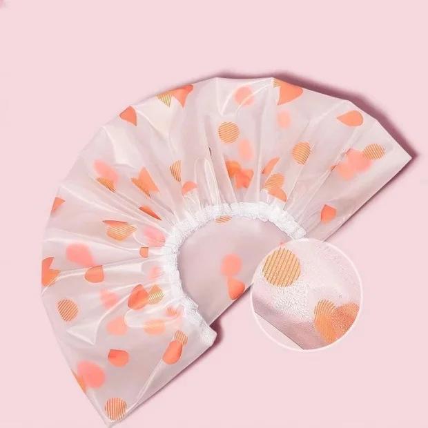 Dámská zesílená vodotěsná koupací čepice - Roztomilý domácí kryt na hlavu