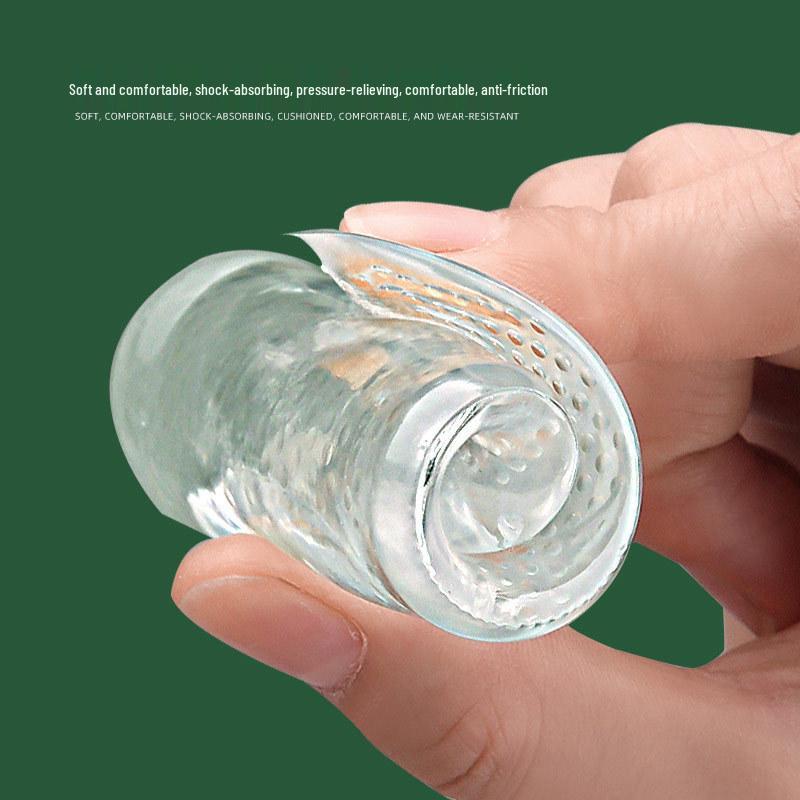 Thickened Gel Forefoot Pad: Unisex Half-Size, Transparent Insole for High Heels