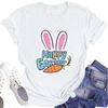 Women's Printed Round Neck Short-sleeved T-shirt Top