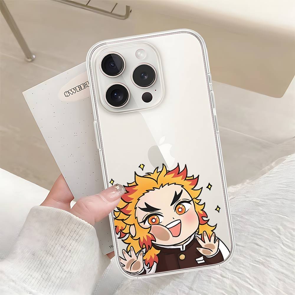 Coque de téléphone K-Kyou-jurous R-Ren-gokus Pour Iphone17 16 15 11 13 14 Pro Max 7 8 Plus X Xr Xs Max Se2020 12mini Transparent Cov
