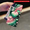 2DFlat Samsung phone case Swirl Hearts Glitter Phone Case Applicable to Galaxy S22 S23 S24 S25ULTRA S26 A12 A13 A14 A15 A16