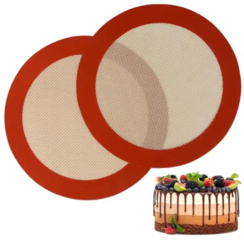 Tappetino da Forno in Silicone Antiaderente - Rivestimento per Forno per Friggitrice ad Aria/Padella, Foglio Resistente al Calore per Pasticceria/Pane