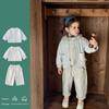 Korean-Style Spring Jacket & Pant Set for Girls (1-3 Years)