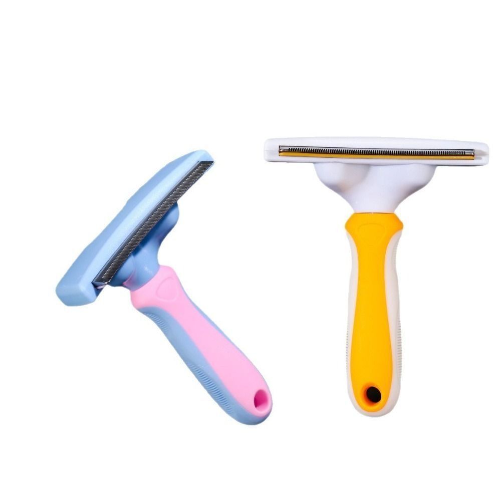 One Click Hair Removal Cat Comb Curved Design Dog Brush Hair Care Pet Thinning Comb Pet Supplies