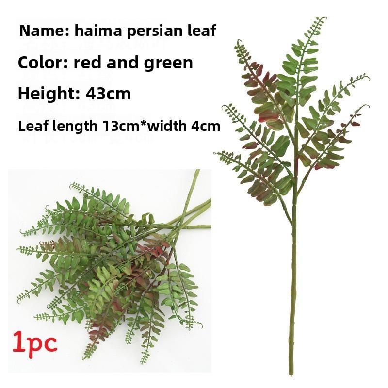 

Faux Nephrolepis Cordifolia Plastic Greenery For Home Decor And Prop Photography RedGreen Horsepot