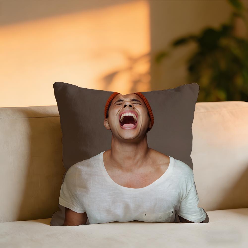 Bassjackers Cushion Cover Cozy Velvet Throw PillowSoft Warm Cushion For Sofa  Bed