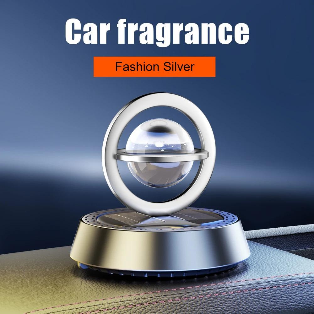 

Car Solar Energy Rotate Perfume Aluminium Alloy Interplanetary Suspension Car Diffuser Perfume Accessories Car-mounted Creative Ornaments серебряный