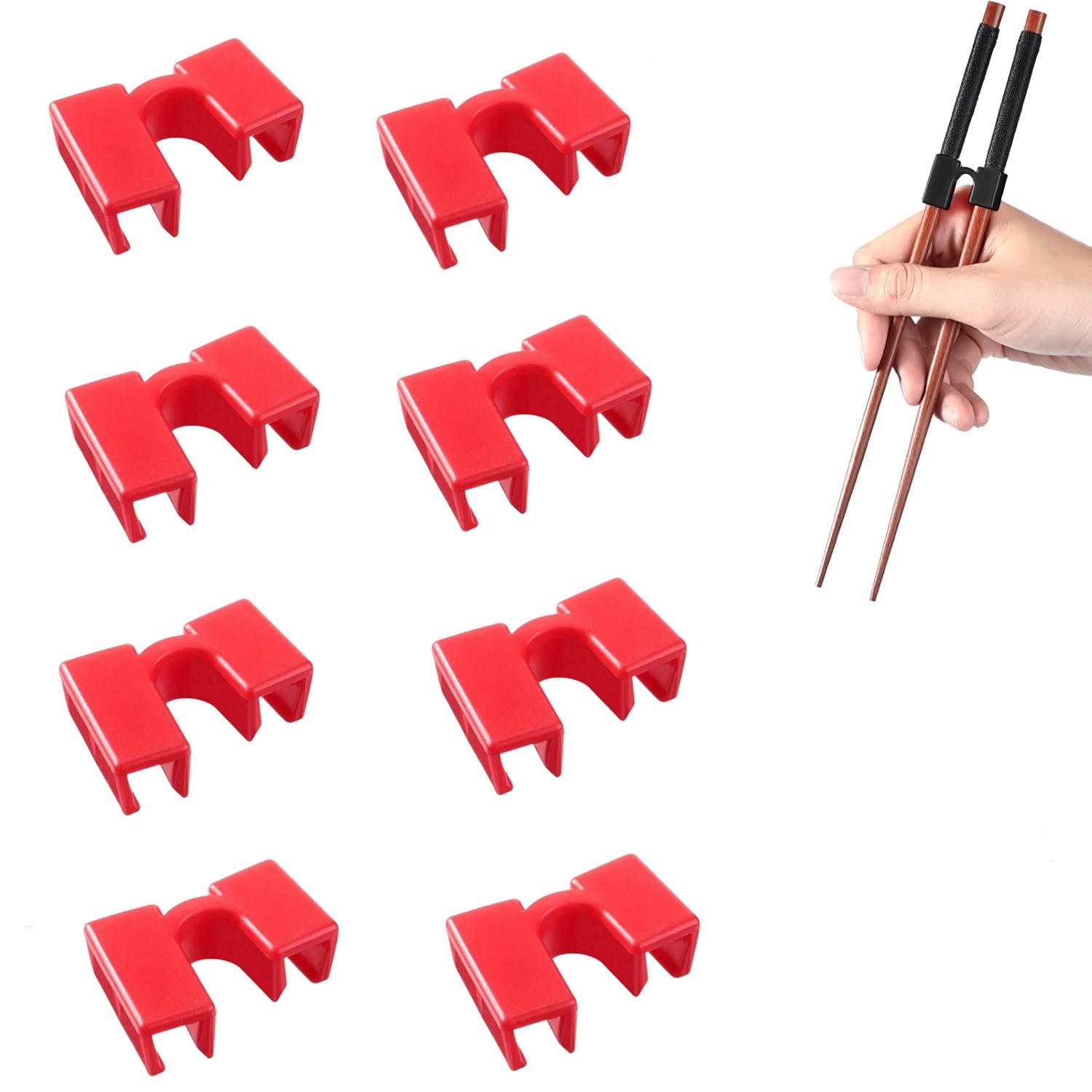 

8/10PCS Japanese Chopsticks Helper Durable Hinge Connector Small Easy Use Chopstick Trainer Portable Reusable Training Assistant