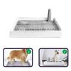 Pet Dogs Pee Training Tray Dog Toilet Puppy Potty Urinal Lavatory Basin Plastic Chiens Pets WC Toilet Cleaning Potty Puppy Tray