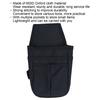 Multi Functional 600D Oxford Cloth Tool Waist Bag Multiple Pockets Black Tool Pouch Tool Storage Bag Carpenters Work