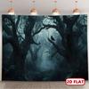 2D plane 2D plane - 1 piece of mysterious dark forest crow background fabric.PMJ