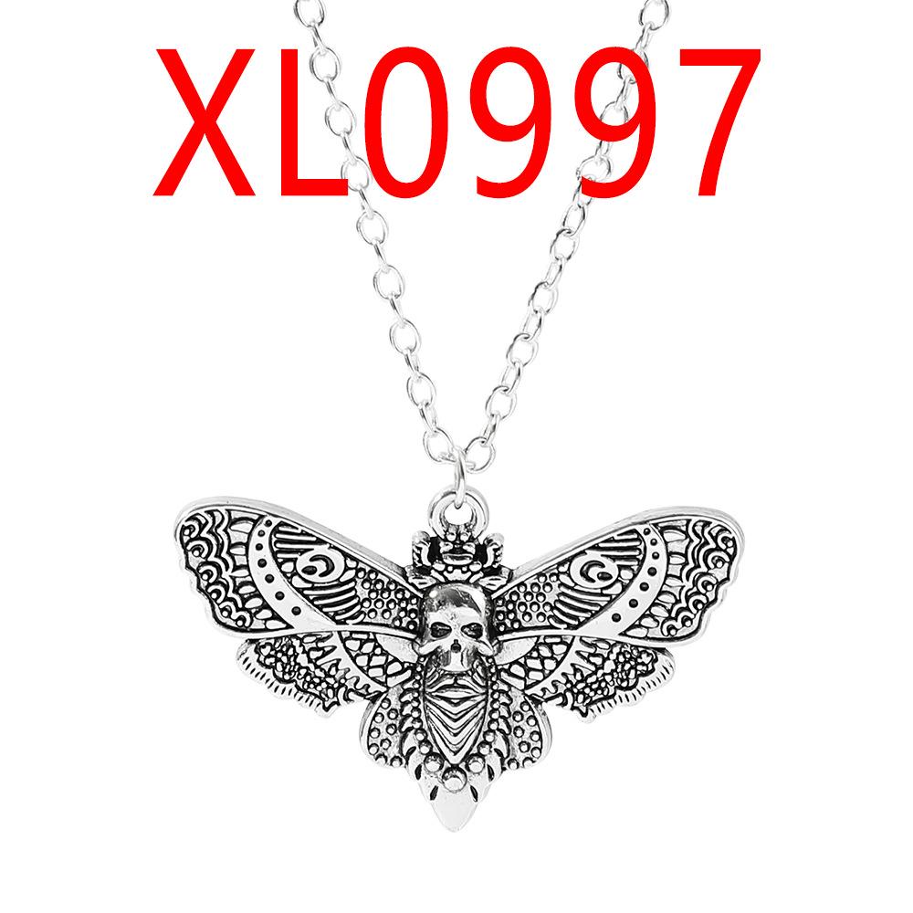 Saturn Wings Heart Devil Owl Pendant Necklace - Unique Retro Jewelry