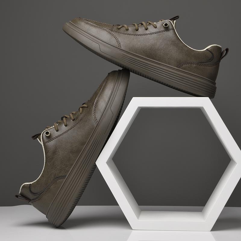 Äkta Läder Herr Casual Skor Andningsbara Promenadskor Ny Mode Körskor för Man Handgjorda Utomhus Oxford Skor