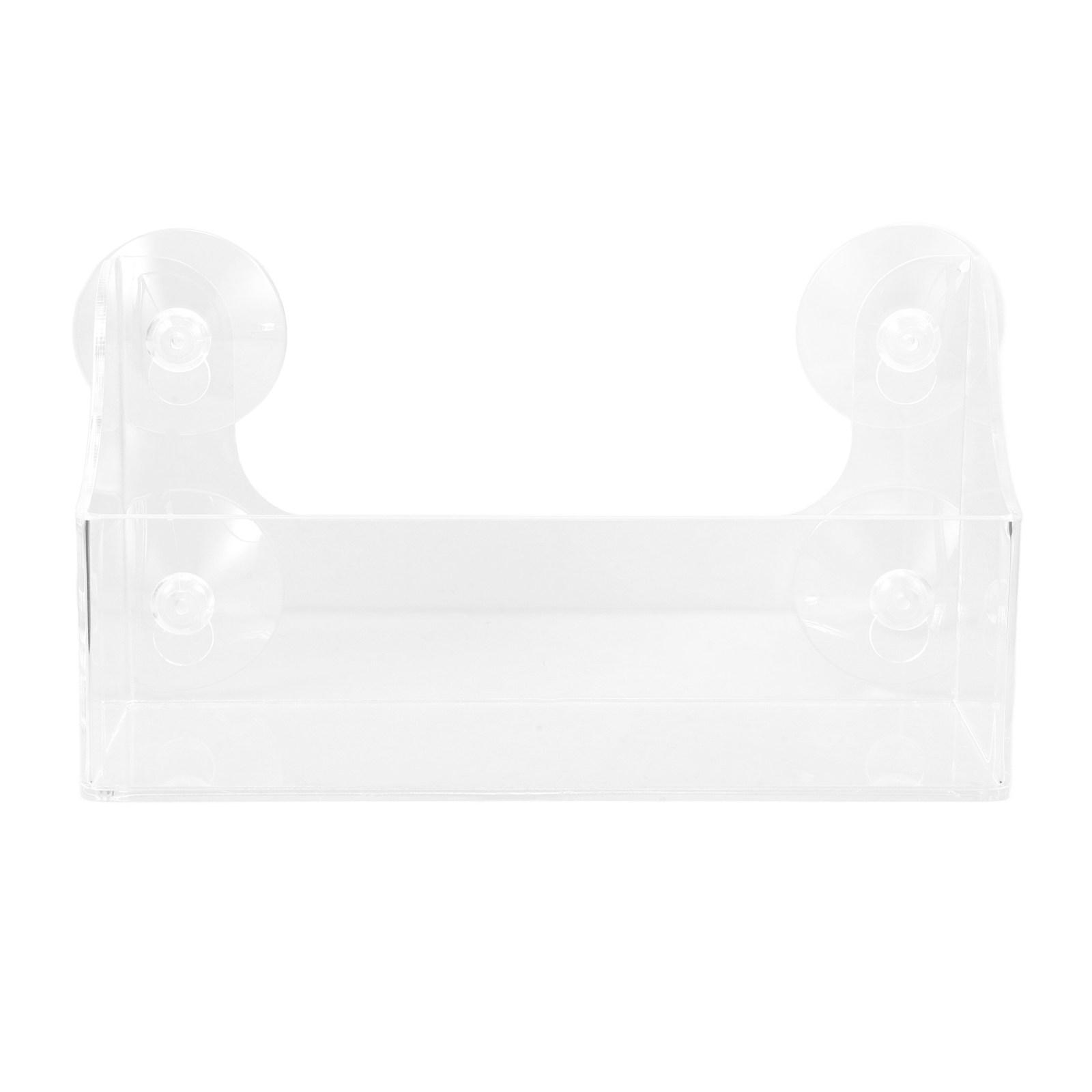 

1Pcs Refrigerator Beverage Shelf Suction Acrylic Storage Rack Transparent Drinking Bottle Holder Fridge Organizer Display 20.5X11.5X7CM