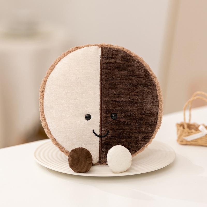 Creative Tea Set Figurines: Fun Dessert Plush Toys & Restaurant Ornaments for Girls