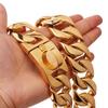 Titanium Golden Silver Cathrow Large Gold Chain Pet Collar Pet Supplies Dog Chain Dog Necklace