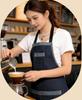New Style Cross-Border Denim Apron: Barista, Barber & Kitchen Wear with Custom Logo