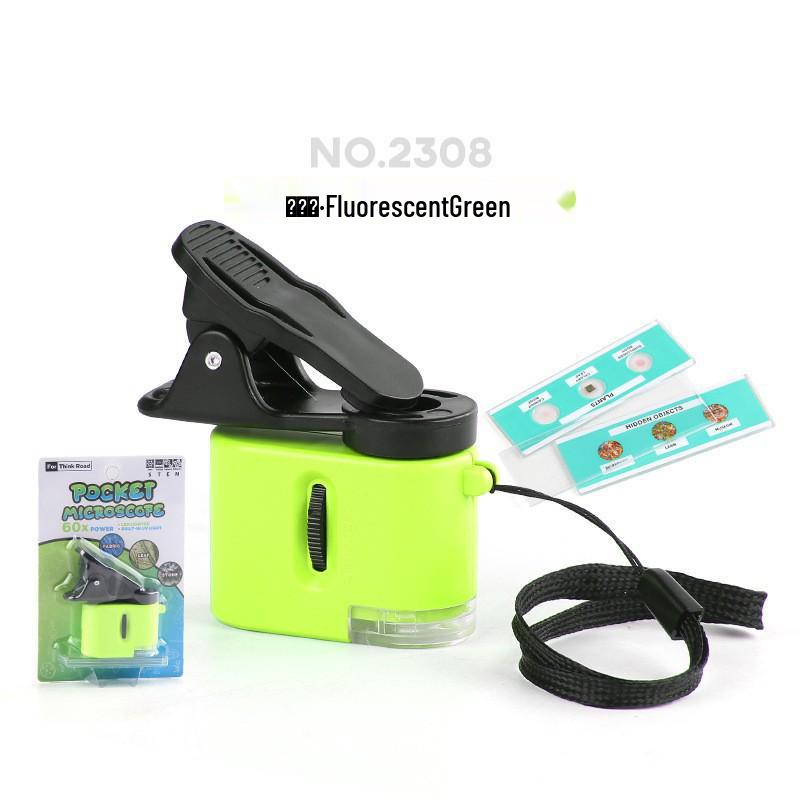 Kids' Portable Microscope Kit: Science Education Toy for Primary School Experiments