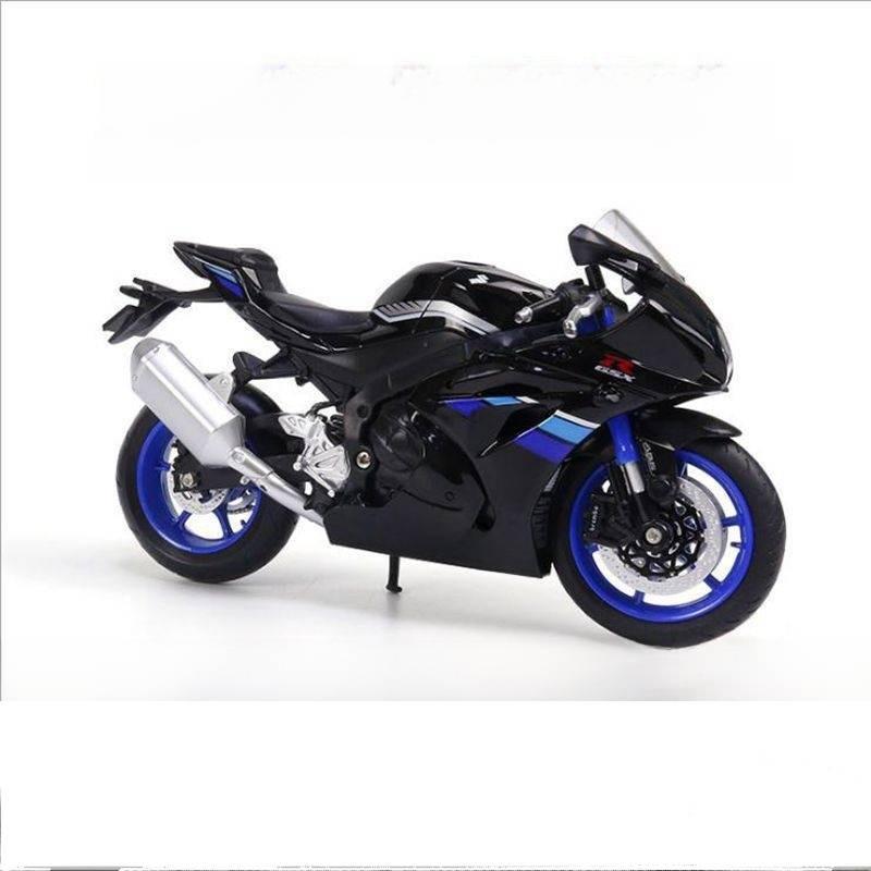 Motorcycle Model Alloy Toy With Inertia Function Design For Daily Gift Kids