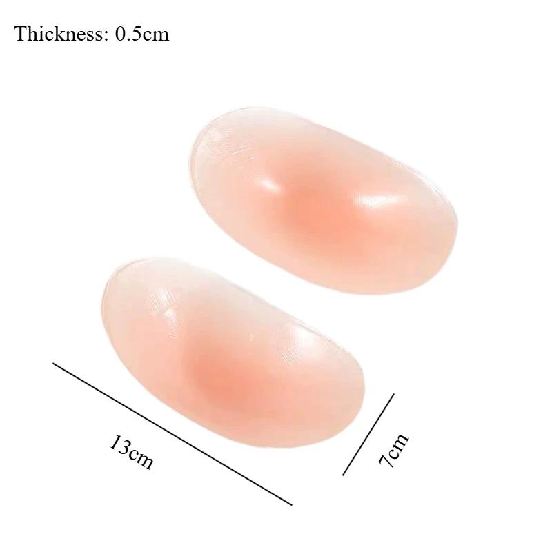 Invisible Detachable Breathable Silicone Shoulder Pad for Woman Shoulder Enhancer Reusable Self-Adhesive Clothing