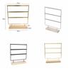 3-Tier Earring Display Holder Metal Ear Stud Rack Earring Organizer Jewelry Holder  Gift