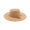 Klassieke Homburg Tophoed Panama Hoed Cadeau voor Vriend Tophoed Gevlochten Riem Kostuum voor Buitenbijeenkomsten