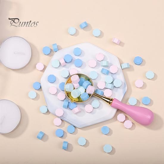 Manual Seal Making Tools Wax Kit, with Sealing Beads Spoon And Candles, DIY Stamp for Wedding Invitations Envelopes Artistic Melting