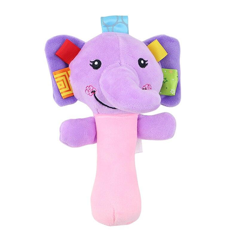 Newborn Baby Toys 0-12 Months Cartoon Animal Baby Plush Rattle Mobile Bell Toy Infant Toddler Early Educational Toys speelgoed