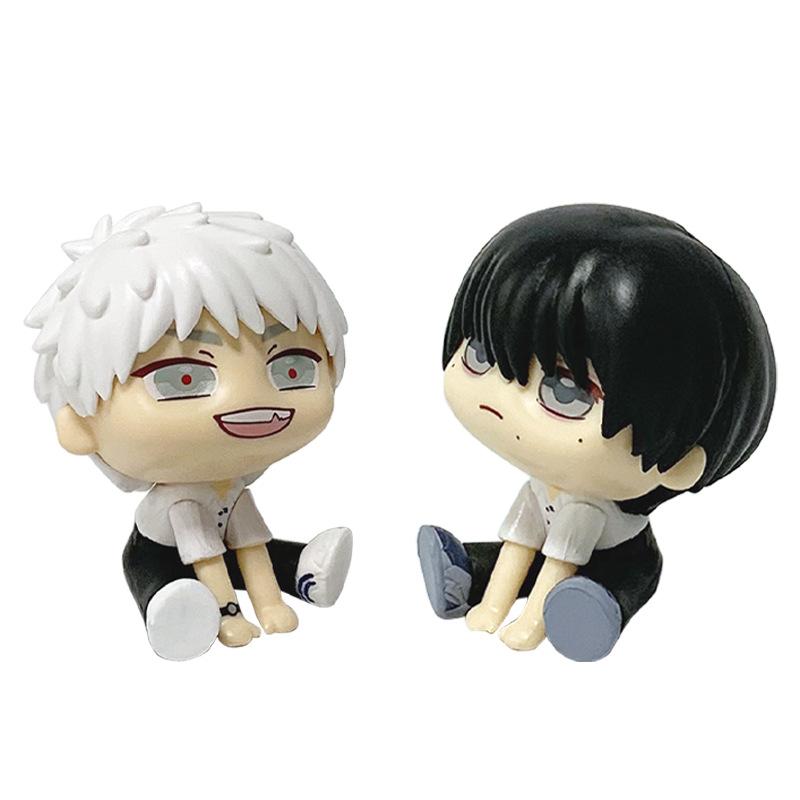 Non-Toxic New The Summer Hikaru Died Figure Anime Hikaru Kibato & Kaji Kisato Action Figures Pvc Collection Desktop Decor Model Doll Gift