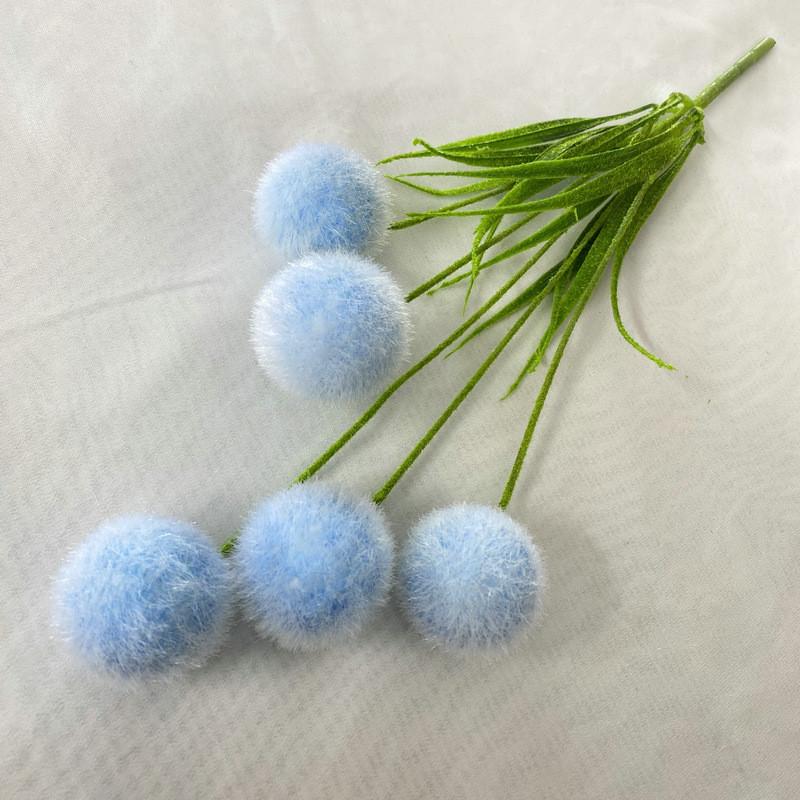5 Artificial Flocked Ball For Wedding Decor And Home Styling