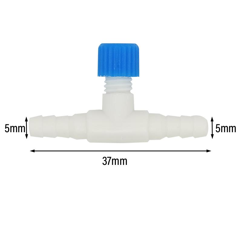 10/20pcs Aquarium Air Flow Control Valve Tap Fish Tank Air Water Flow Regulator Hose Connector Control Valve For 5mm Oxygen Tube 10PCS
