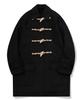 Mainbooth Oversized Collar Duffle Coat(Black)