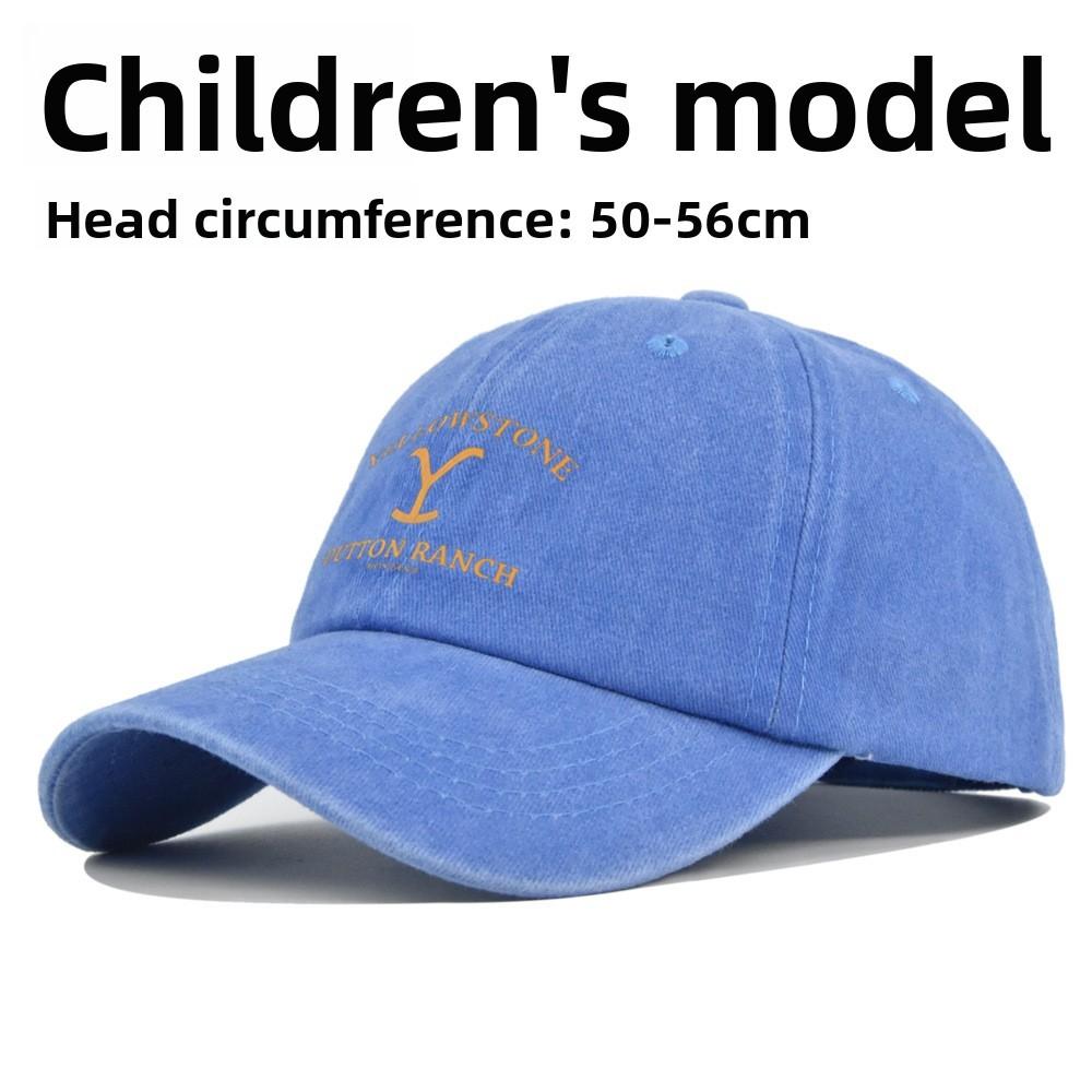 Stone Yellow Letter Embroidery Baseball Cap Sun Protection Breathable Gift Hat