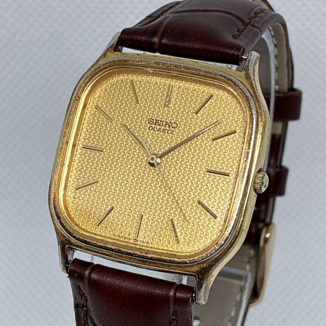 Used Good Condition Working Seiko Men s Watch 1985 Vintage Square