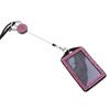 Strass-Lanyard mit einziehbarer Rolle, vertikalem Ausweishalter
