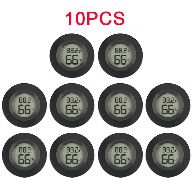 6~10PCS -50~ +70°C Mini Digital Thermometer Hygrometer Fridge Freezer Tester Temperature Tester Sensor Humidity Meter Detector
