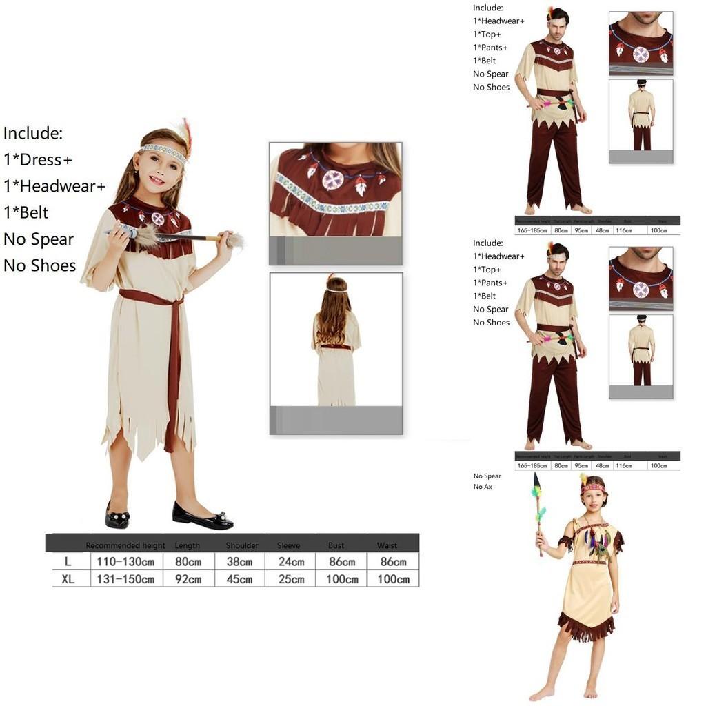Elegant Women Tassel Indian Costume Authentic Native America Halloween Outfit
