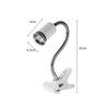 360 Grad Drehung Reptilien Heizlampe UVA+UVB Lampe Klemme Abdeckung Klemme Lampenfassung Schildkröten