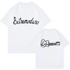 Camiseta Vintage Gráfica para Hombre y Mujer de los 90 Y2k Hip Hop Camisetas Tops Unisex Moda Banda de Rock Estampado Extremoduro Talla EU Ropa