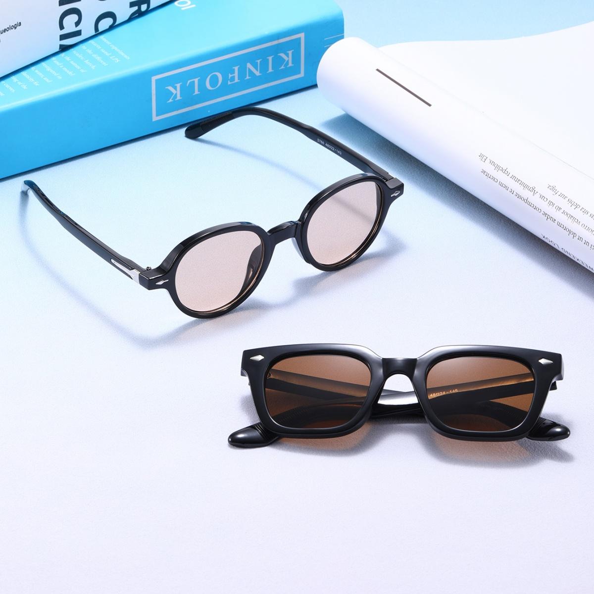 

2pcs European and American retro fashion Y2K sunglasses for couples, summer sun shading and protection against UV rays, lightwei
