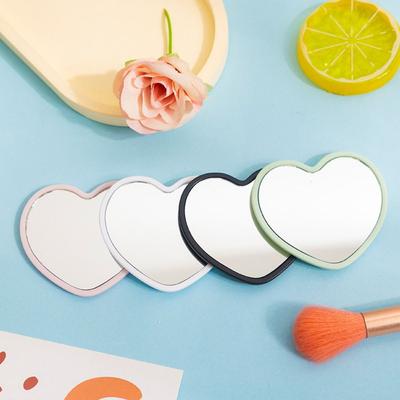 Hochauflösender Handspiegel Einseitiger Schönheits-Make-up-Spiegel Herzförmiger Spiegel Mädchen