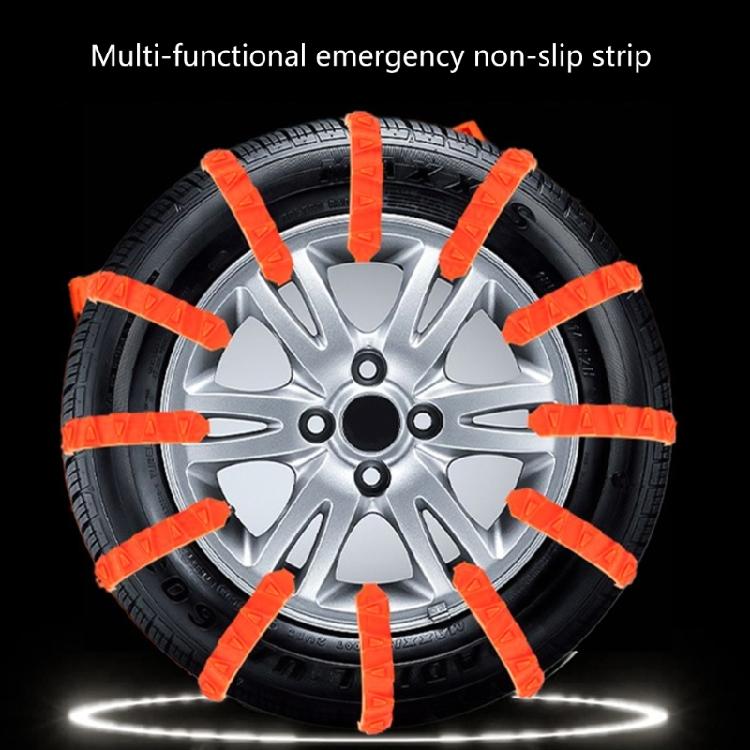 10pcs Anti Skid Cable Tie Universal Adjustable Chains Snow Chains for Motorcycles Scooter Emergency Tire Wheel Cable