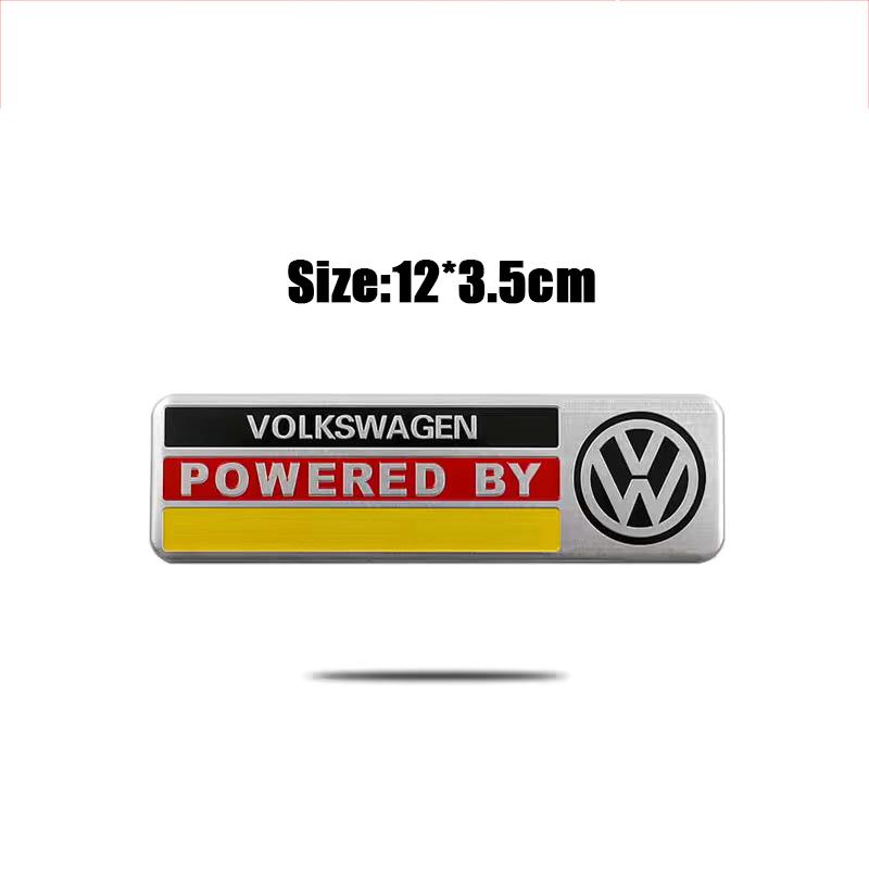 2025 Heißes Auto Aluminiumlegierung Aufkleber Emblem Für Volkswagen VW R-line R GTI Polo Golf MK8 Touareg Passat Magotan Tiguan Käfer B